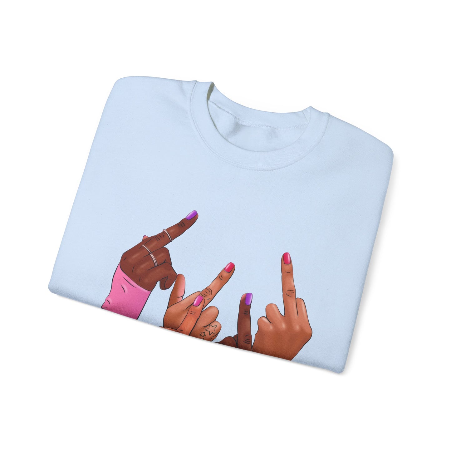 Fingers Up Crewneck Sweatshirt