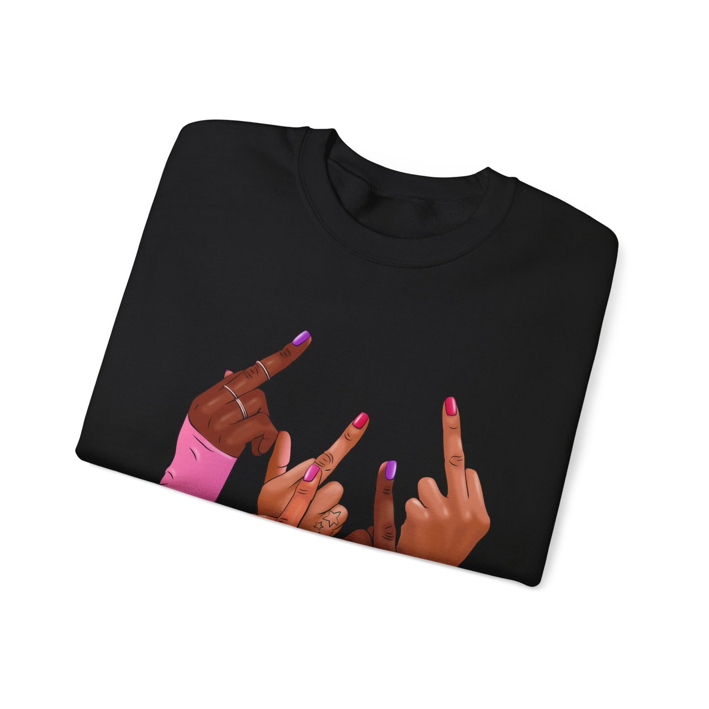 Fingers Up Crewneck Sweatshirt